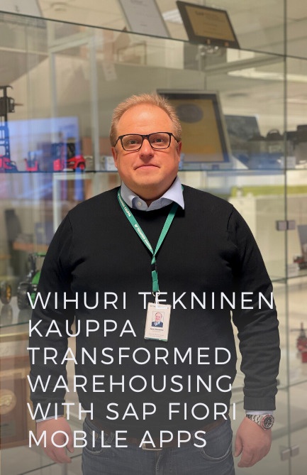 Wihuri Tekninen Kauppa transformed warehousing with SAP Fiori mobile apps