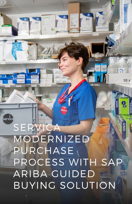 Servica modernized purchase process with SAP Ariba Guided Buying solution