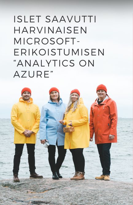 Islet saavutti harvinaisen Microsoft-erikoistumisen “Analytics on Azure”