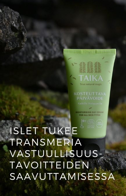 Islet tukee Transmeria vastuullisuustavoitteiden saavuttamisessa