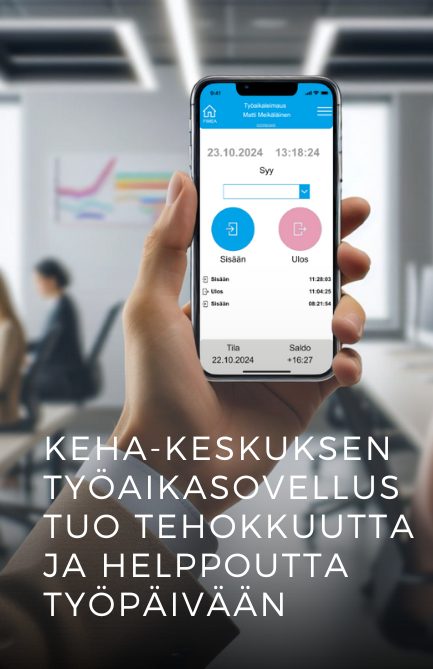 KEHA-keskuksen työaikasovellus tuo tehokkuutta ja helppoutta työpäivään