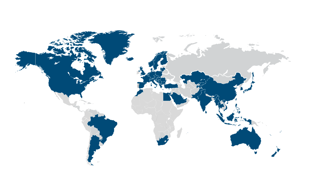 Over 70 United VARs members have an extensive international presence in approximately 100 countries