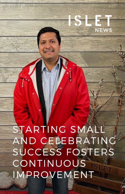 Start­ing small and cel­e­brat­ing suc­cess fos­ters con­tin­u­ous improvement