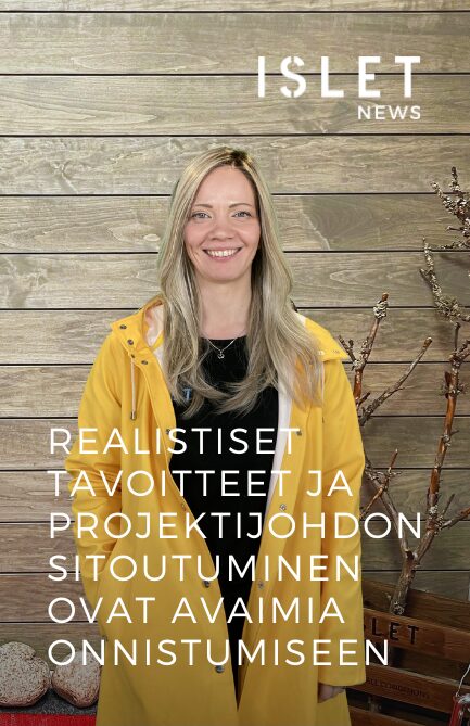Rea­lis­ti­set tavoit­teet ja pro­jek­ti­joh­don sitou­tu­mi­nen ovat avai­mia onnistumiseen