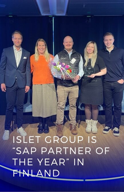 Islet Group is “SAP Part­ner of the Year” in Finland