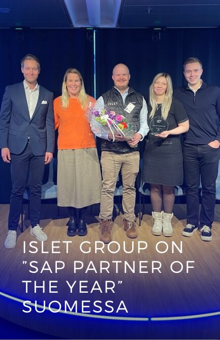 Islet Group on ”SAP Part­ner of the Year” Suomessa